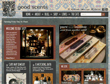 Tablet Screenshot of goodscentscapemay.com